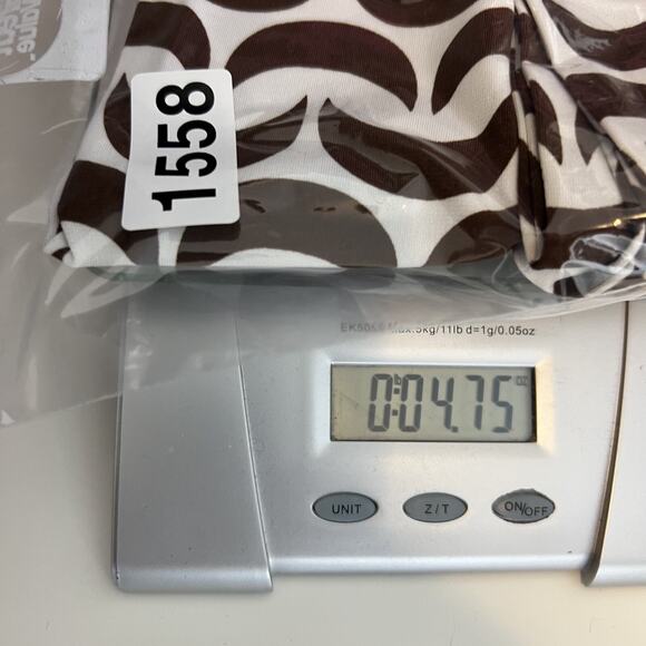 VTG Attention Top Womens Medium White Brown Crescent Moon Babydoll Y2K Retro - Picture 10 of 10